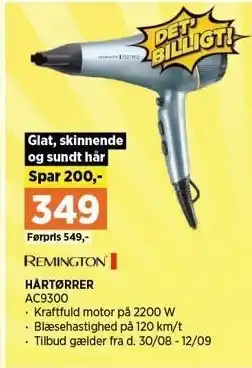 Power HÅRTØRRER tilbud