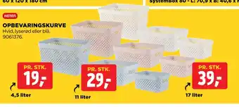 jem & fix OPBEVARINGSKURVE tilbud