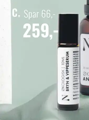 Helsam Økologisk Bryn- & Vippeserum tilbud