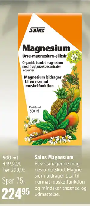 Din Lokale Helsekost Salus Magnesium tilbud