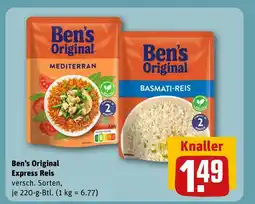 REWE DE Ben's Original Express Reis tilbud
