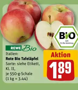 REWE DE Rote Bio Tafeläpfel tilbud