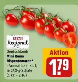REWE DE Mini Roma Rispentomaten tilbud