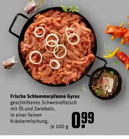 REWE DE Frische Schlemmerpfanne Gyros tilbud