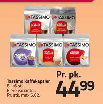 Fleggaard Tassimo Kaffekapsler tilbud