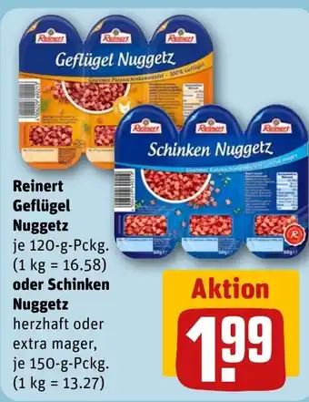 REWE DE Reinert Geflügel Nuggetz tilbud
