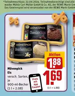 REWE DE Mövenpick Eis tilbud