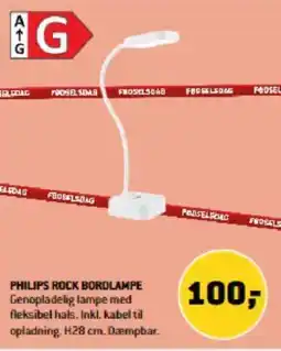 XL-BYG Philips Rock Bordlampe tilbud