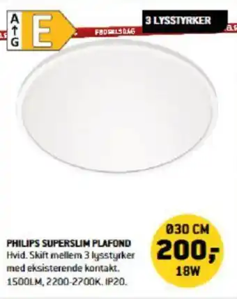 XL-BYG Philips Superslim Plafond tilbud