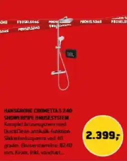 XL-BYG Hansgrohe Crometta s 240 tilbud