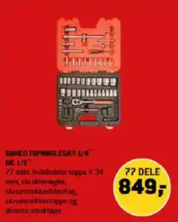 XL-BYG Bahco Topnoglesæt 1/4" tilbud