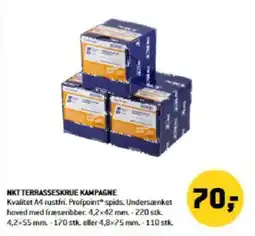 XL-BYG Nkt Terrasseskrue Kampagne tilbud