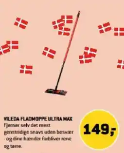 XL-BYG Vileda Fladmoppe Ultra Max tilbud