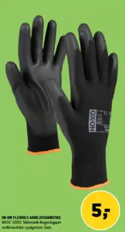 XL-BYG Ox-on Flexible Arbejdshandske tilbud
