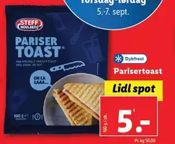 Lidl STEFF HOULBERG Parisertoast tilbud