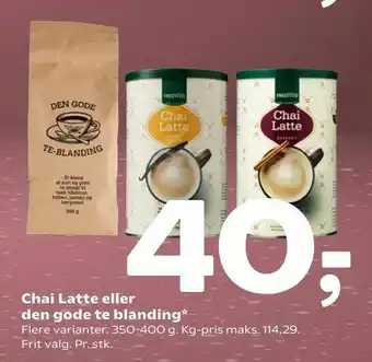 Coop 365 Chai Latte eller den gode te blanding tilbud