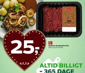 Coop 365 Hakket oksekød 8-12% tilbud