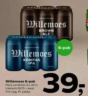 Coop 365 Willemoes 6-pak tilbud