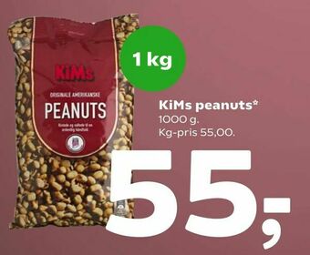 Coop 365 KiMs peanuts tilbud