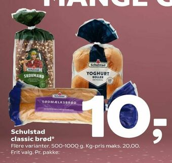 Coop 365 Schulstad classic brød tilbud