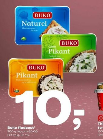 Coop 365 Buko flødeost tilbud