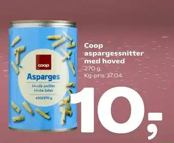 Coop 365 Coop aspargessnitter med hoved tilbud