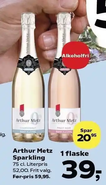 SuperBrugsen Arthur Metz Sparkling tilbud