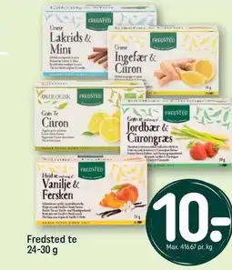 REMA 1000 Fredsted tebreve tilbud