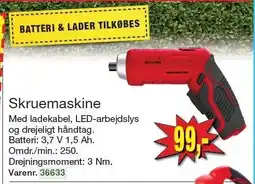 Harald Nyborg Skruemaskine tilbud