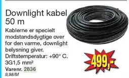 Harald Nyborg Downlight kabel 50 m tilbud