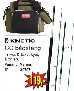 Harald Nyborg KINETIC CC bådstang tilbud