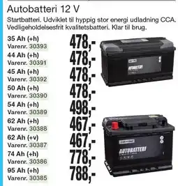 Harald Nyborg Autobatteri 12 V tilbud
