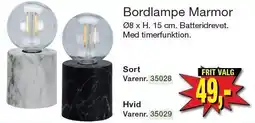 Harald Nyborg Bordlampe Marmor tilbud