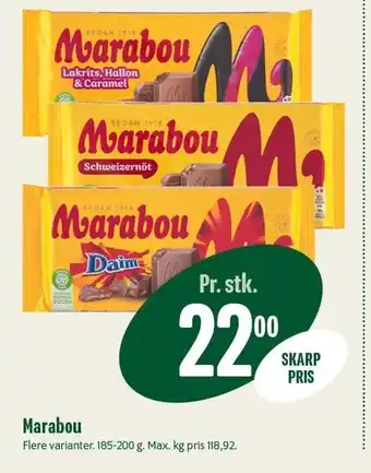 Min Købmand Marabou tilbud