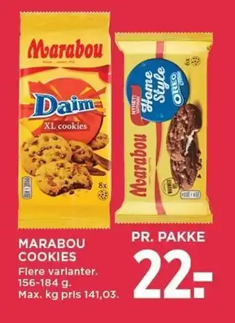 MENY MARABOU COOKIES tilbud