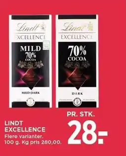 MENY LINDT EXCELLENCE tilbud