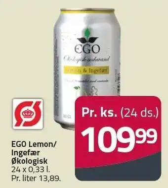 Fleggaard EGO Lemon/Ingefær Økologisk tilbud