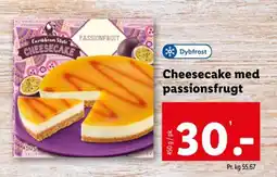 Cheesecake med passionsfrugt