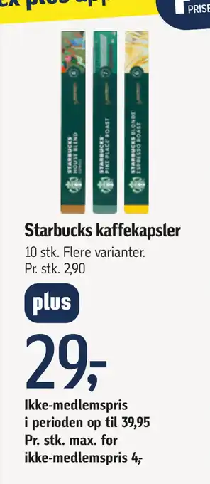 Føtex Starbucks kaffekapsler tilbud