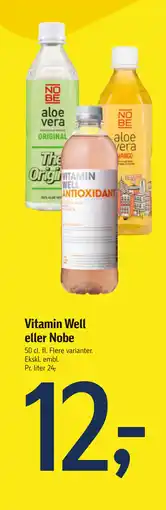 Føtex Vitamin Well eller Nobe tilbud
