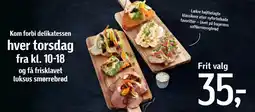 Føtex og få frisklavet luksus smørrebrød tilbud