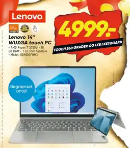 Bilka Lenovo 14’’ WUXGA touch PC tilbud