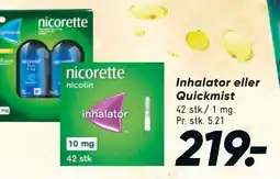 Inhalator eller Quickmist