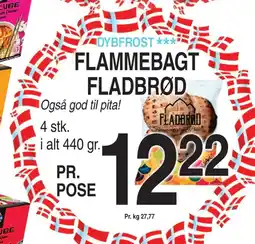 FLAMMEBAGT FLADBRØD