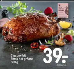 Sæsonvildt Fersk hel gråand 500 g