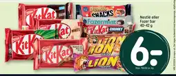 REMA 1000 Nestlé eller Fazer bar 40-42 g tilbud
