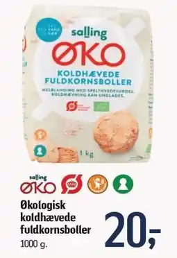 Føtex Økologisk koldhævede fuldkornsboller tilbud