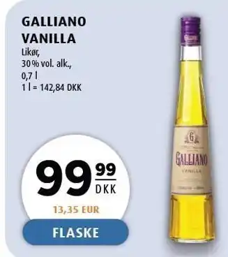 Scandinavian Park GALLIANO VANILLA tilbud