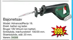 Harald Nyborg Bajonetsav tilbud