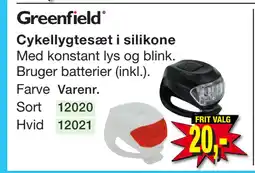 Harald Nyborg Cykellygtesæt i silikone tilbud